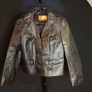 Dr. Jacket & Mr. Hide by Hideaway Vintage Black Leather Jacket